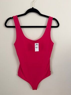 Express Bright Hot Pink Bodysuit